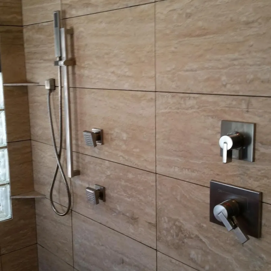 Shower fixture installation for Water Heater Replacement in New York